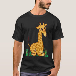 Camiseta Giraffe Safari Savannah África Cuida Giraffe Long