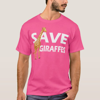 Camiseta Giraffe Save Girafes 1