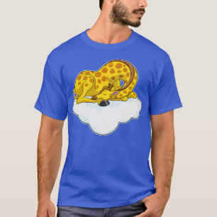 Camiseta Giraffe sobre las nubes