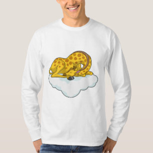 Camiseta Giraffe sobre las nubes
