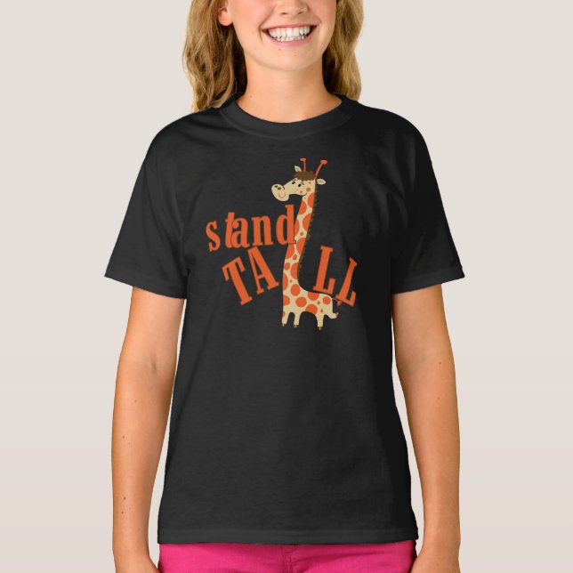 Camiseta Giraffe Stand Tall (Anverso)