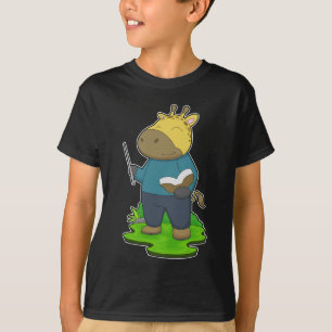 Camiseta Giraffe Teacher Book