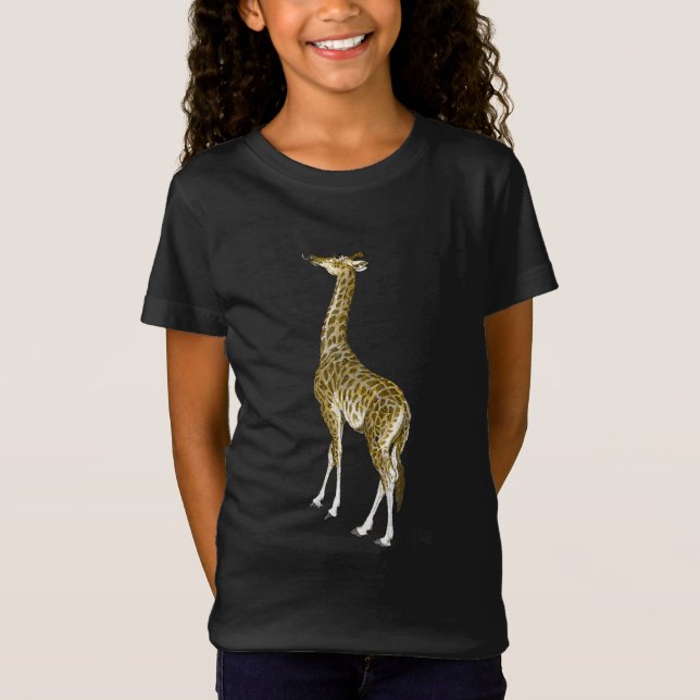 Camiseta Giraffe Toddlers Ruffle (Anverso)