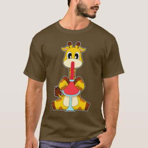 Camiseta Giraffe Vino rojo