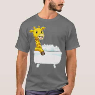 Camiseta Giraffe With Bathtub With Foam
