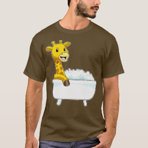 Camiseta Giraffe With Bathtub With Foam