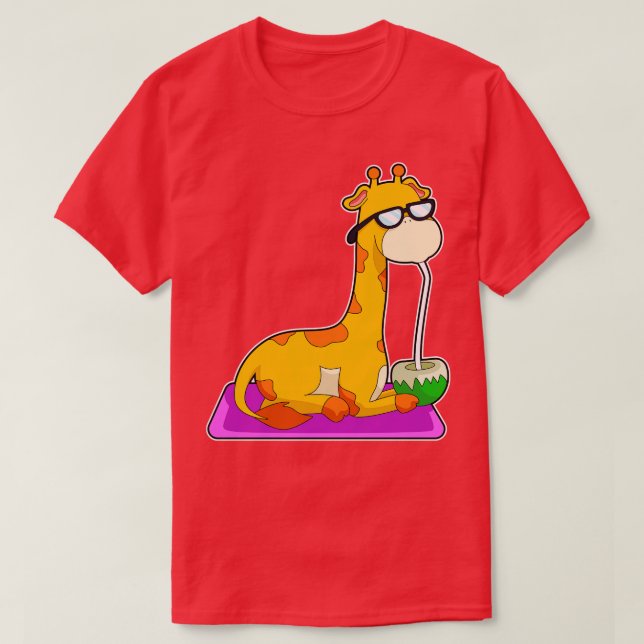 Camiseta Giraffe With Coconut  (Diseño del anverso)