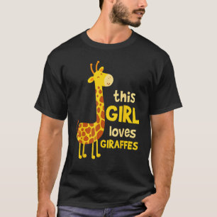 Camiseta Giraffe Zoo Safari Animal este gracioso regalo de