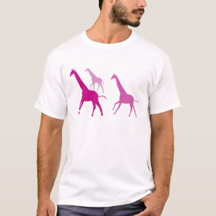 Camiseta Giraffes en marcha (púrpura)