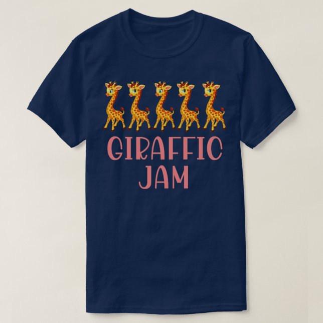 Camiseta Giraffic Jam Funny Giraffe (Diseño del anverso)