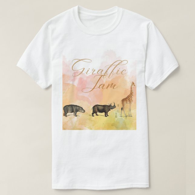 Camiseta Giraffic Jam Shirt (Diseño del anverso)