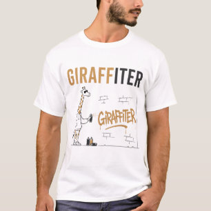 Camiseta Giraffiter – Artista de Graffiti de Jirafa Diverti