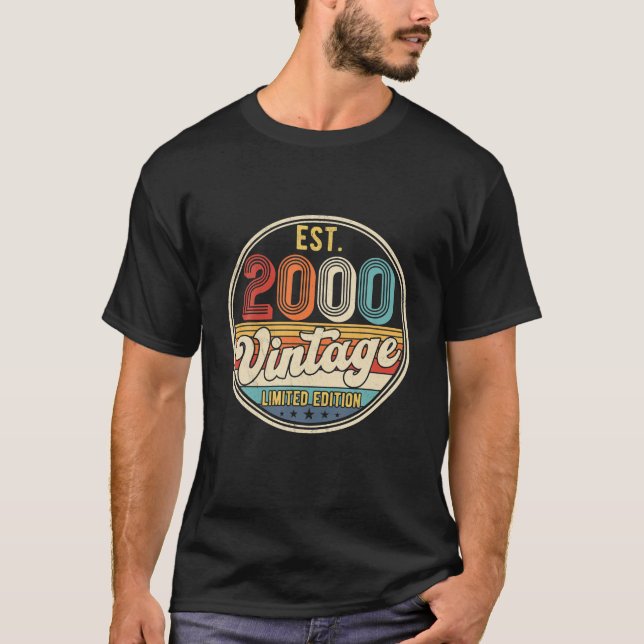 Camiseta Girando 22 Decoraciones de cumpleaños 22 BDay 2000 (Anverso)