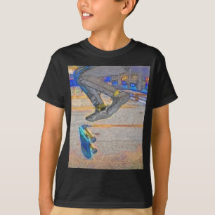 Camiseta Girando la cubierta - Truco para patinar