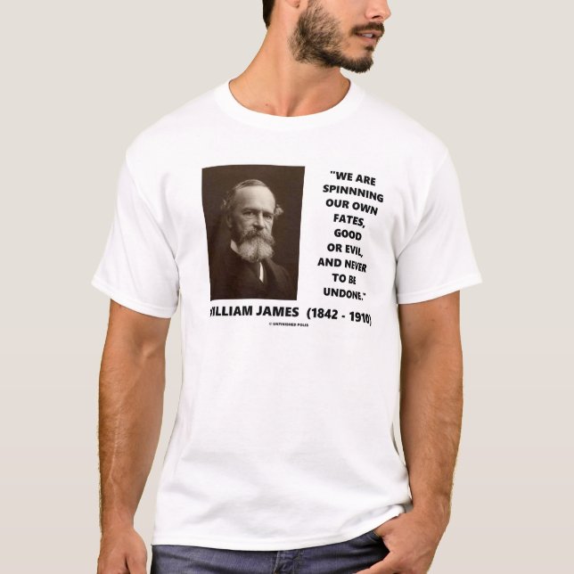 Camiseta Girando Nuestros Propios Destinos Buena O Mal Cita (Anverso)
