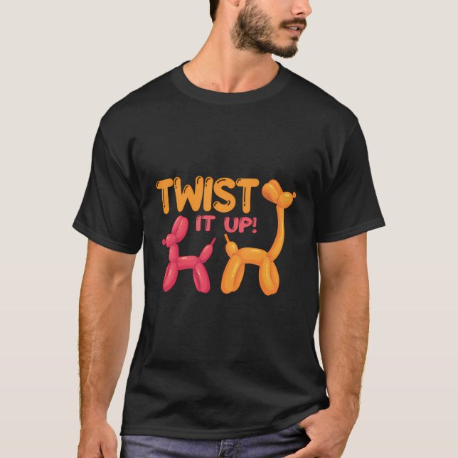Camiseta Girar el globo desgarrando el balón Twister Balo (Anverso)