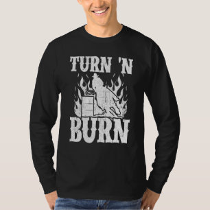 Camiseta Girar Y Quemar Carreras De Barril Guay Hípica Race