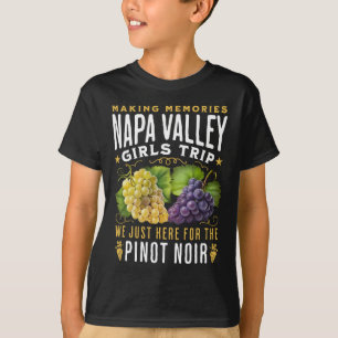 Camiseta Giras de chicas por el Valle de Napa por el país d