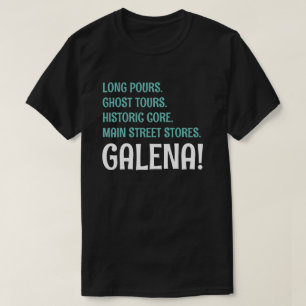 Camiseta giras fantasma calle principal histórica galena il