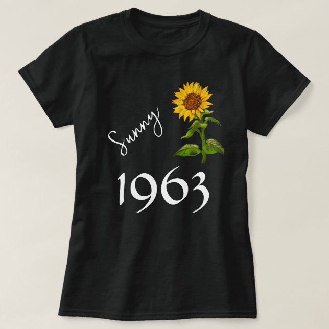 Camiseta Girasol 1963 (Diseño del anverso)