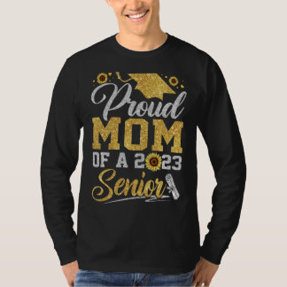 Camiseta Girasol 2023 Orgullosa Mamá De Un 2023 Senior Grad