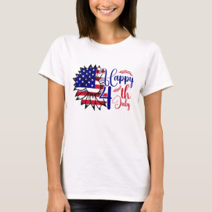 Camiseta Girasol 4 de julio