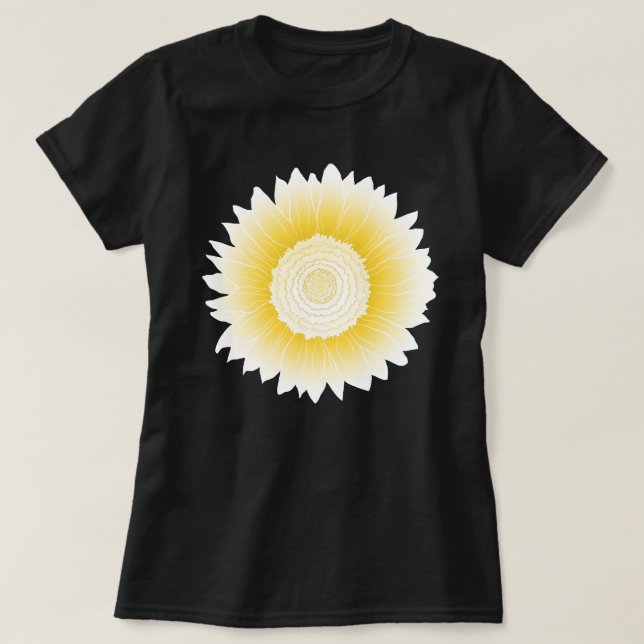 Camiseta girasol amarillo (Diseño del anverso)