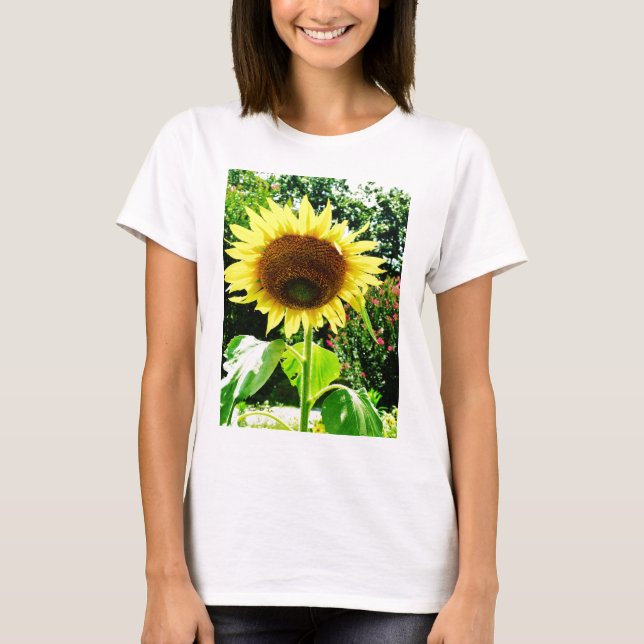 Camiseta Girasol amarillo grande (Anverso)