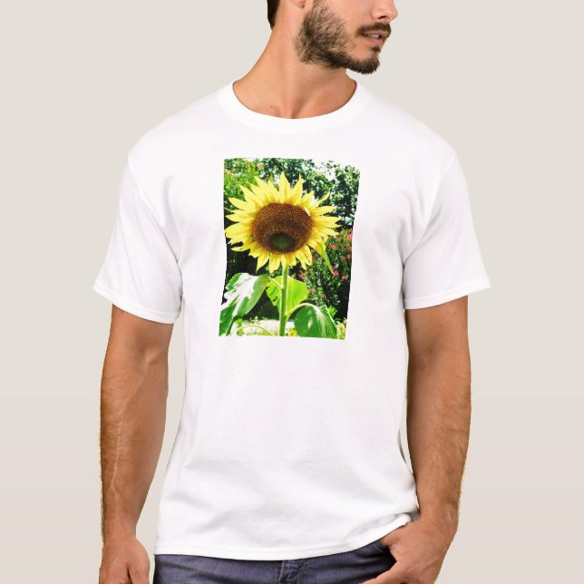 Camiseta Girasol amarillo grande (Anverso)
