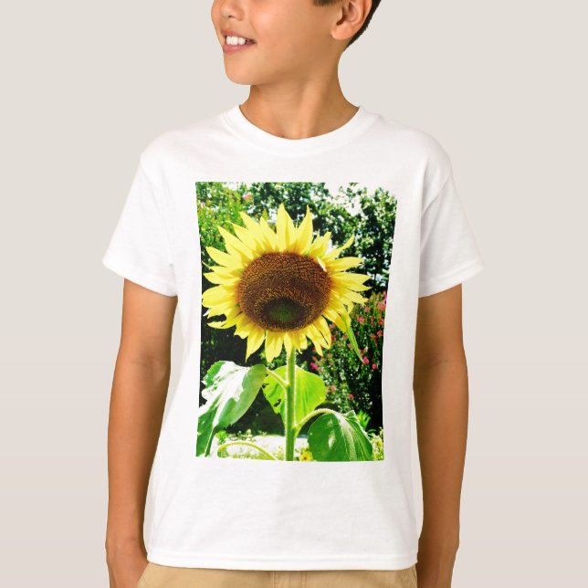 Camiseta Girasol amarillo grande (Anverso)