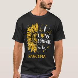 Camiseta Girasol Amo A Alguien Con Conciencia Sobre El Sarc