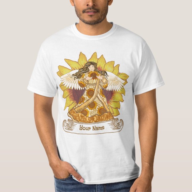 Camiseta Girasol ángel  (Anverso)
