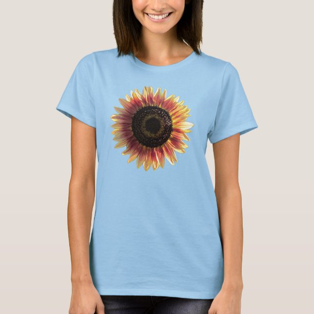 Camiseta Girasol colorido (Anverso)
