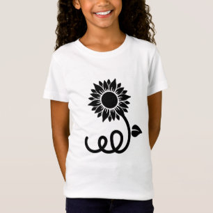 Camiseta Girasol con Stem de Curly
