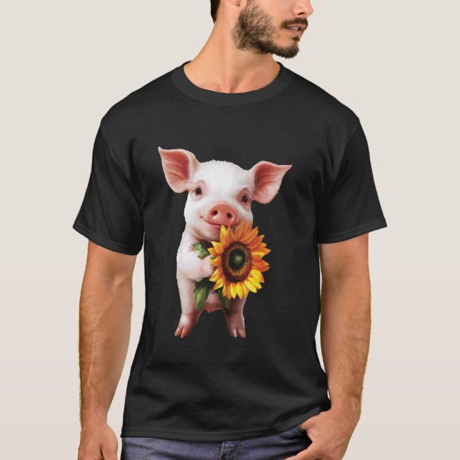 Camiseta Girasol de Cerdo (Anverso)