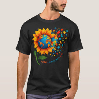 Camiseta Girasol de Conciencia del Autismo