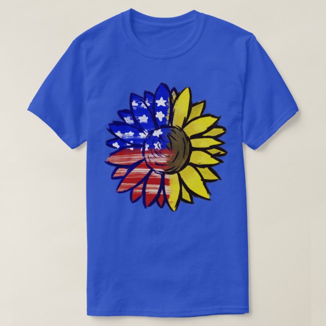 Camiseta Girasol de Estados Unidos (Diseño del anverso)