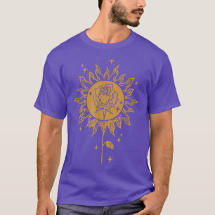 Camiseta Girasol de flor de sol Rosa