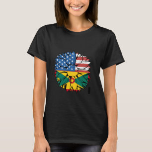 Camiseta Girasol de Granada América Raíces Granadinas Grena