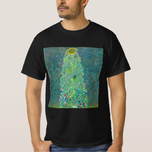 Camiseta Girasol de Klimt, flores antiguas Art Nouveau