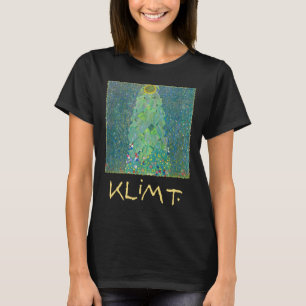 Camiseta Girasol de Klimt, flores antiguas Art Nouveau