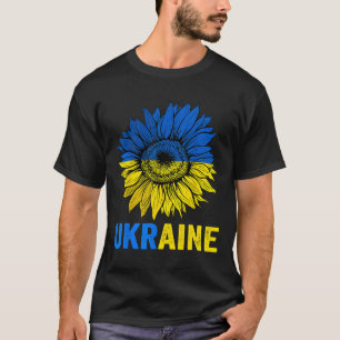 Camiseta Girasol de la paz Bandera ucraniana Amante de Ucra