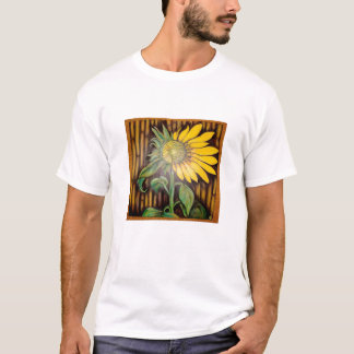 Camiseta Girasol de levantamiento T orgánico