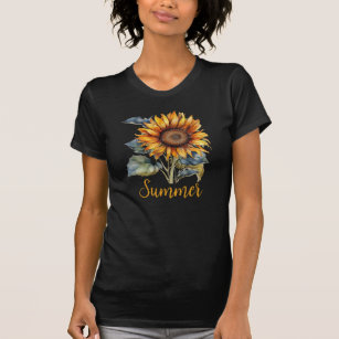 Playeras personalizadas de girasoles hot sale