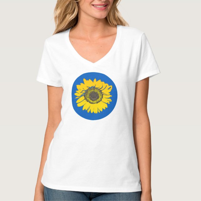 Camiseta Girasol de Ucrania (Anverso)