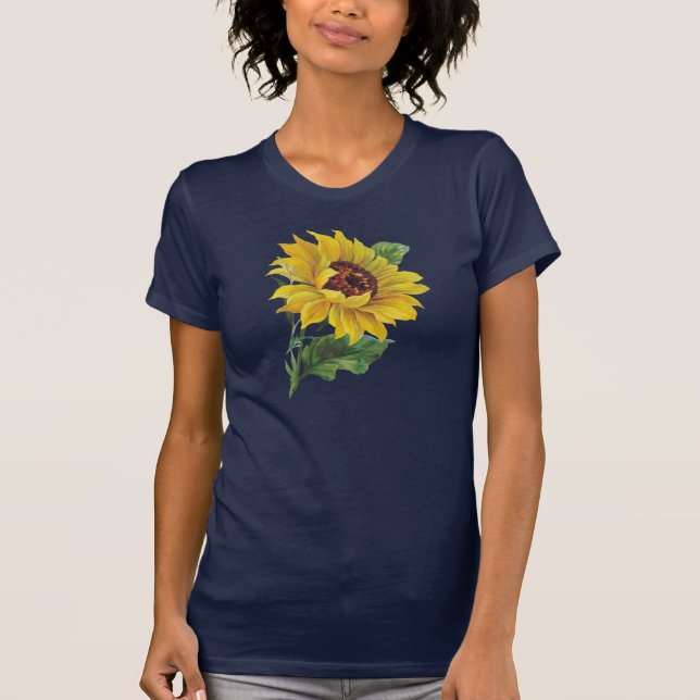 Camiseta Girasol dorado (Anverso)