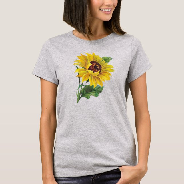 Camiseta Girasol dorado (Anverso)