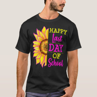 Camiseta Girasol El último día de la escuela regalo de los