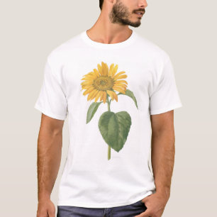 Camiseta girasol en blanco