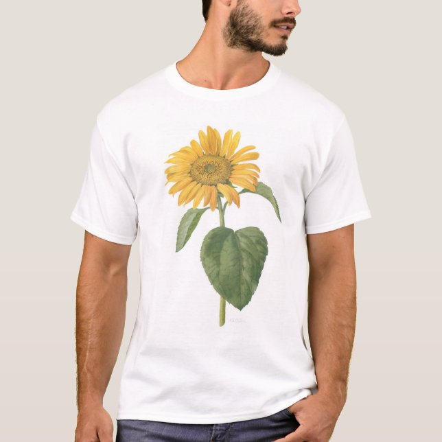 Camiseta girasol en blanco (Anverso)
